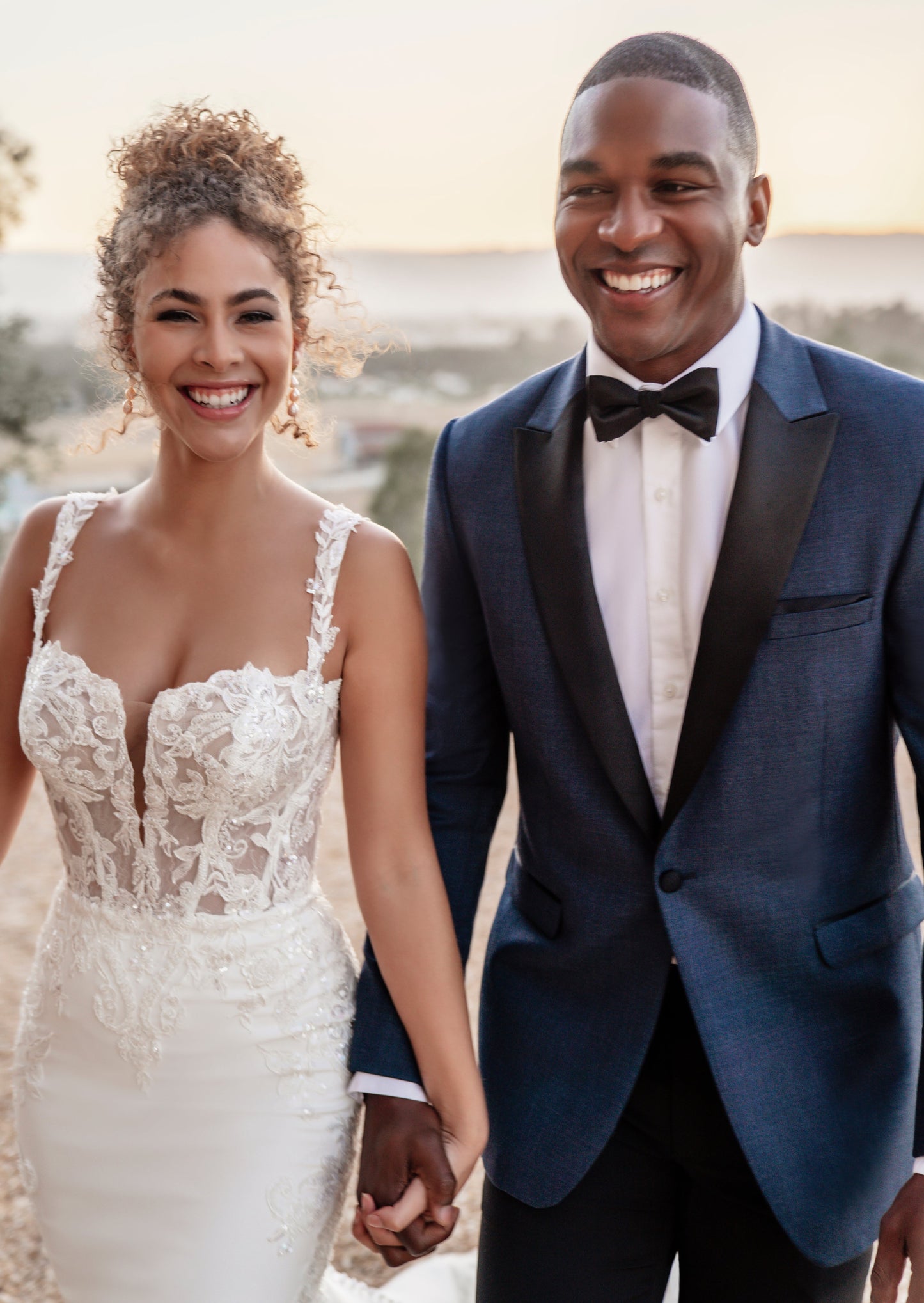 Denim Blue Tuxedo by Allure Men