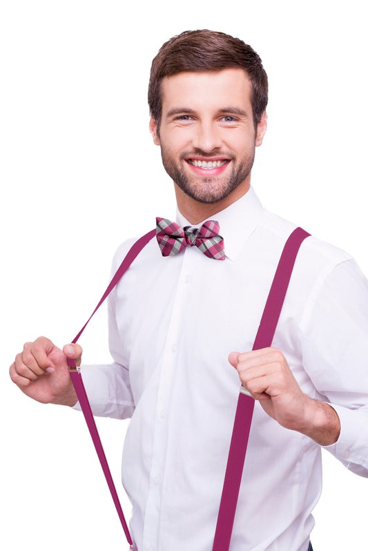 Suspenders - Fuchsia