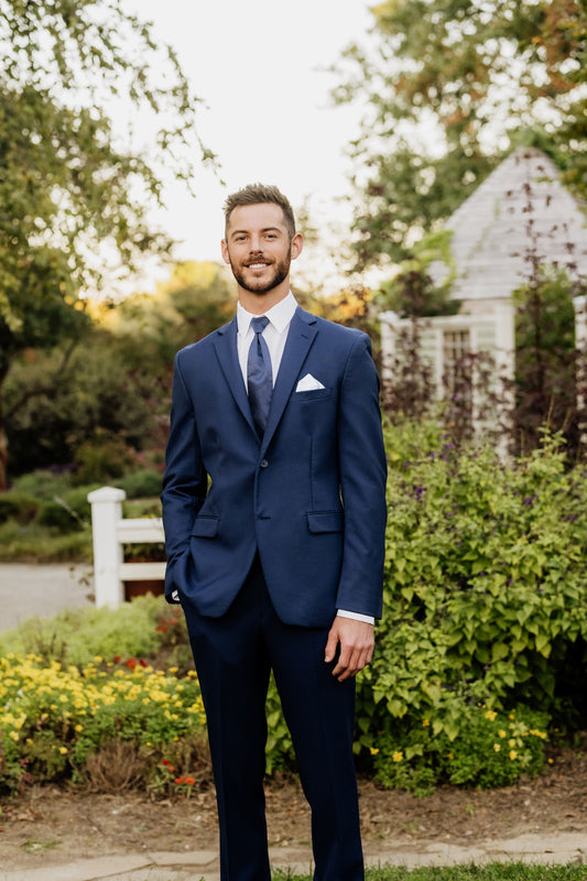 Dante Oxford Blue Suit by Couture 1910