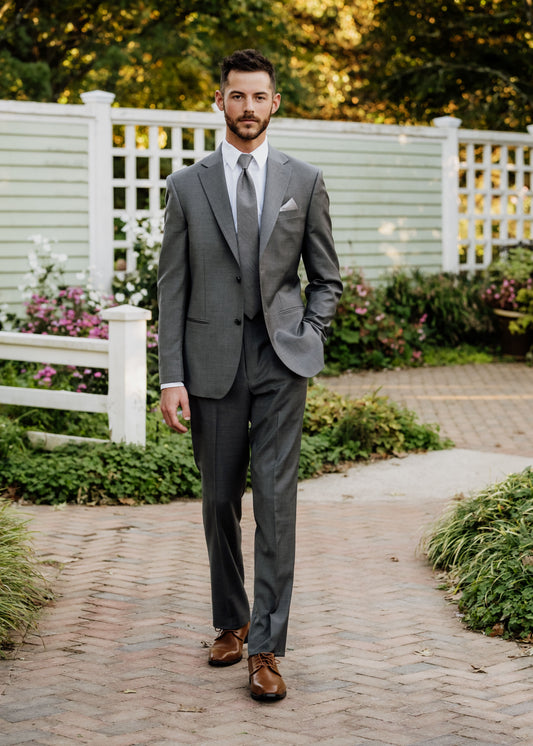 Marzotto Mid Grey Milano Suit