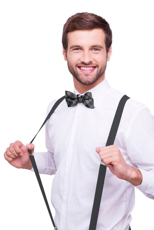 Suspenders - Dark Grey