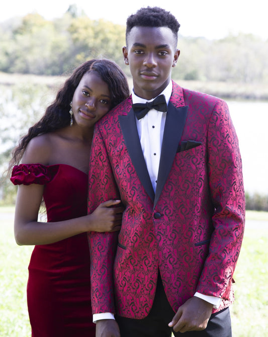 Red Paisley by Couture 1910