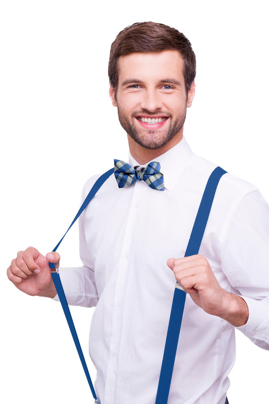 Suspenders - Royal Blue